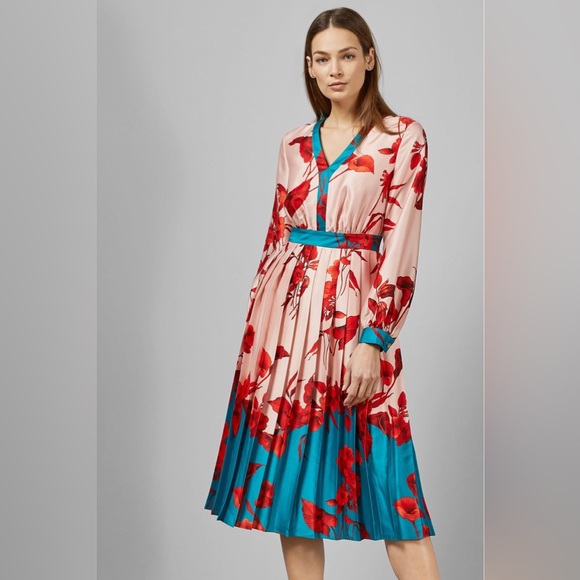 Ted Baker Dresses & Skirts - Ted baker midi dress size 0 in excellent condition